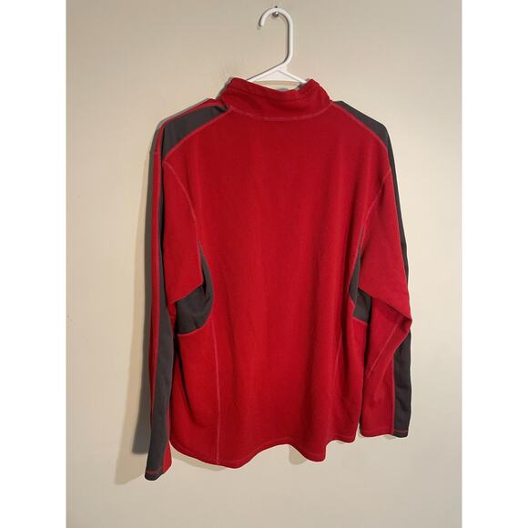 Nike ACG Sweater Mens XL Red 1/4 Zip Pullover Dry Fit Long Sleeve Pocket - Picture 4 of 8